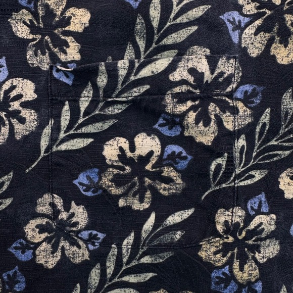 Tommy Bahama Lei Floral Camp 100% Silk Shirt Men's 2XL Black Hawaiian Vacation‎ - Picture 5 of 10
